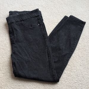 Liverpool Black Charcoal Ankle Dennim Legging Size 14